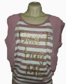 BLUSA LISTRAS C/ MANGA CREPE